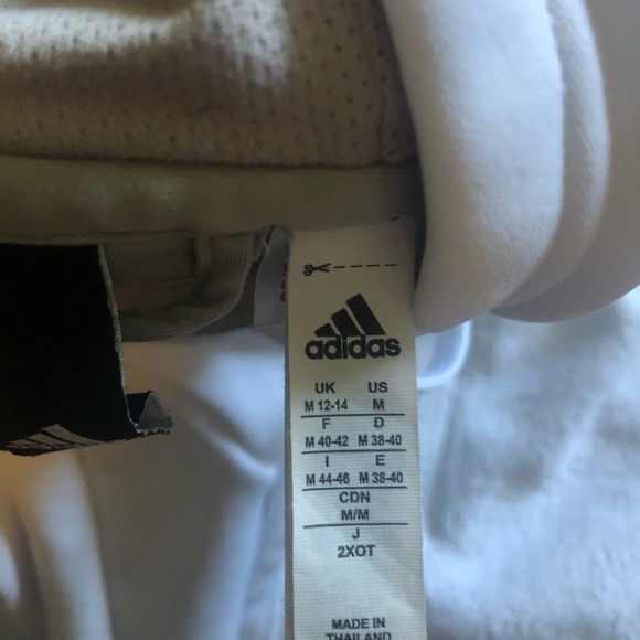 White Adidas hoodie - Picture 3 of 3